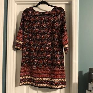 Size Small dress. Above the knee. Super comfy
